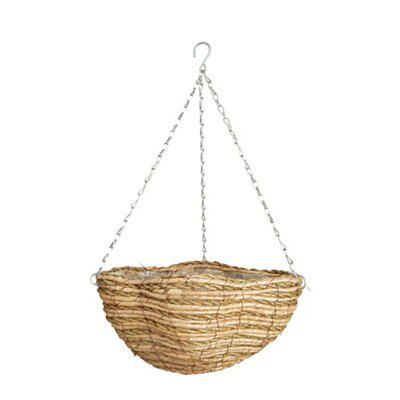 Gardman Two Tone Rope Round Rope Hanging Basket, 35.56Cm Price Comparisons | Compare The Build