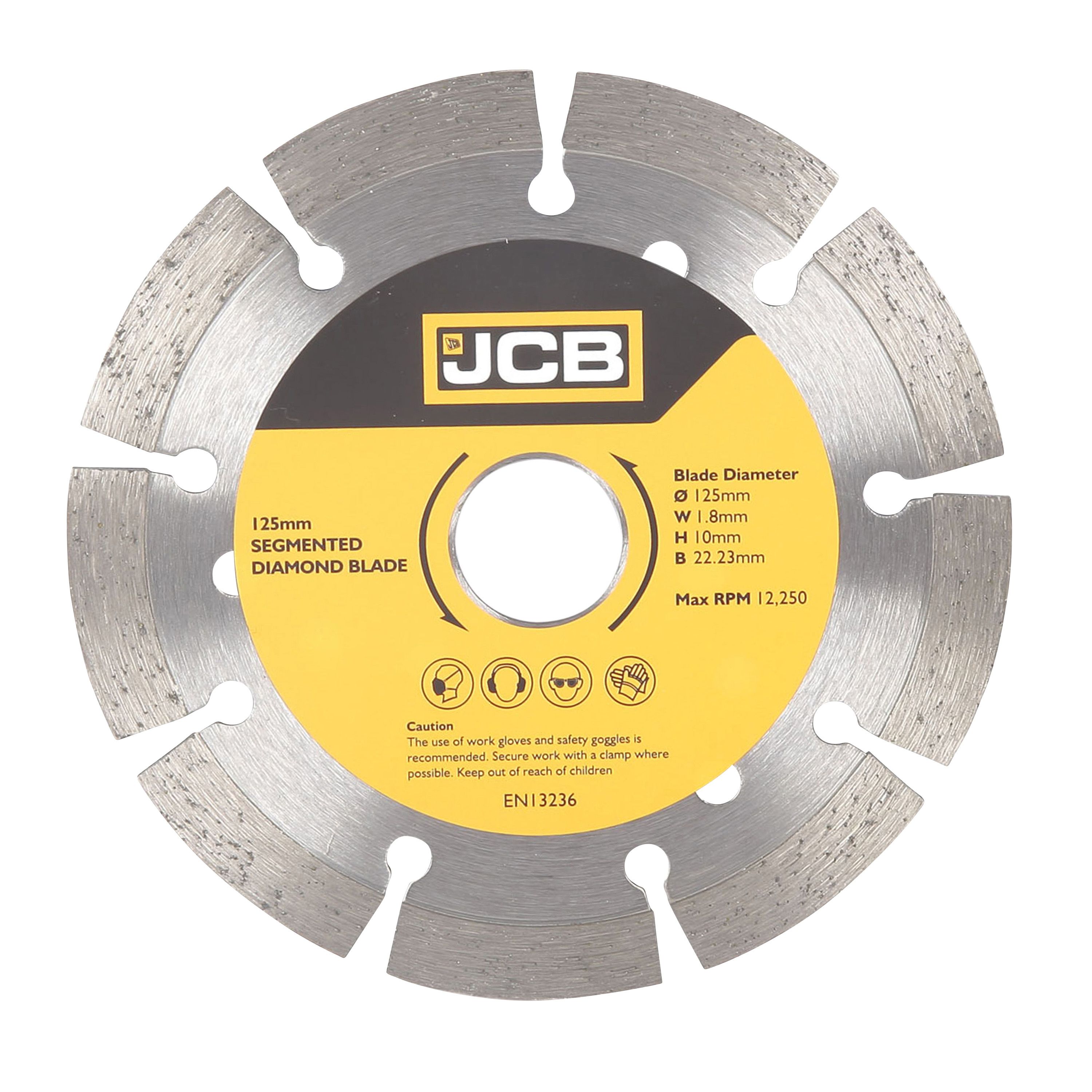 Jcb (Dia)125mm Diamond Blade Price Comparisons | Compare The Build