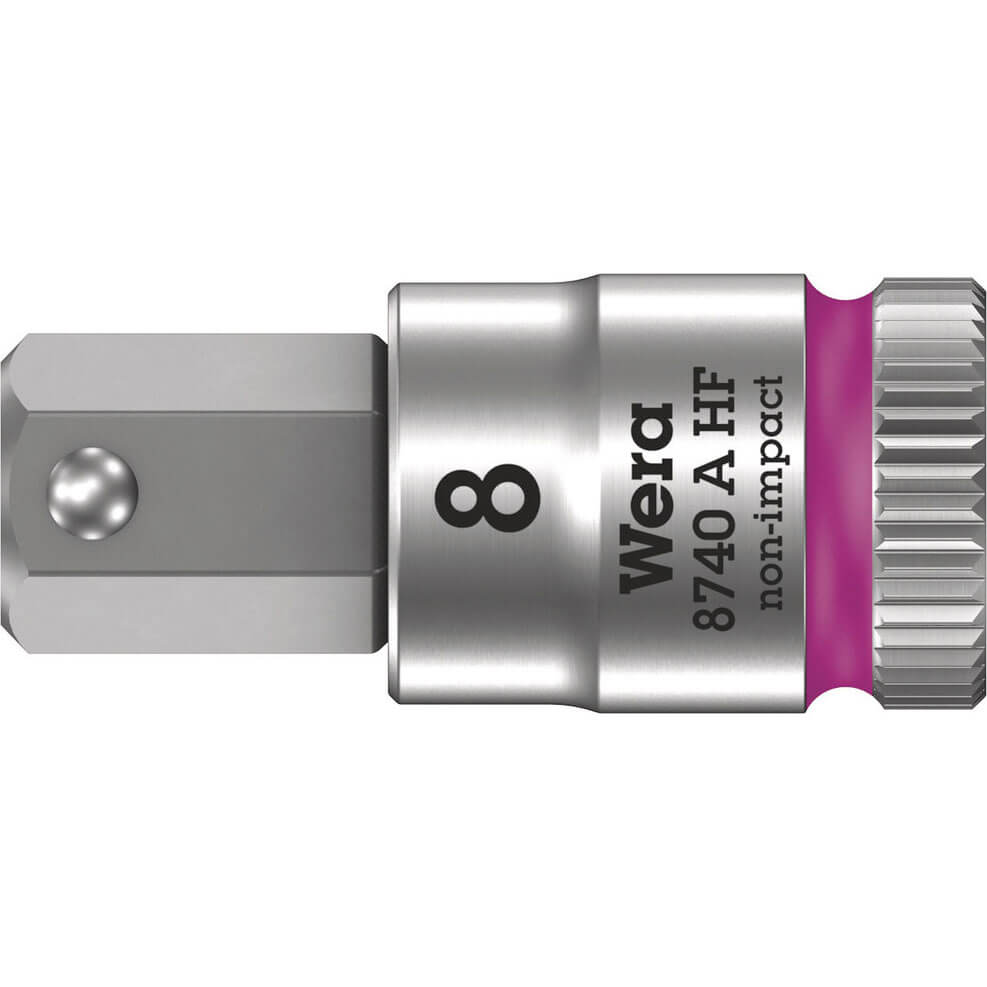 Wera 8740 A HF Zyklop 1/4" Drive Hexagon Socket Bit Metric 1/4" 8mm Price Comparisons | Compare The Build