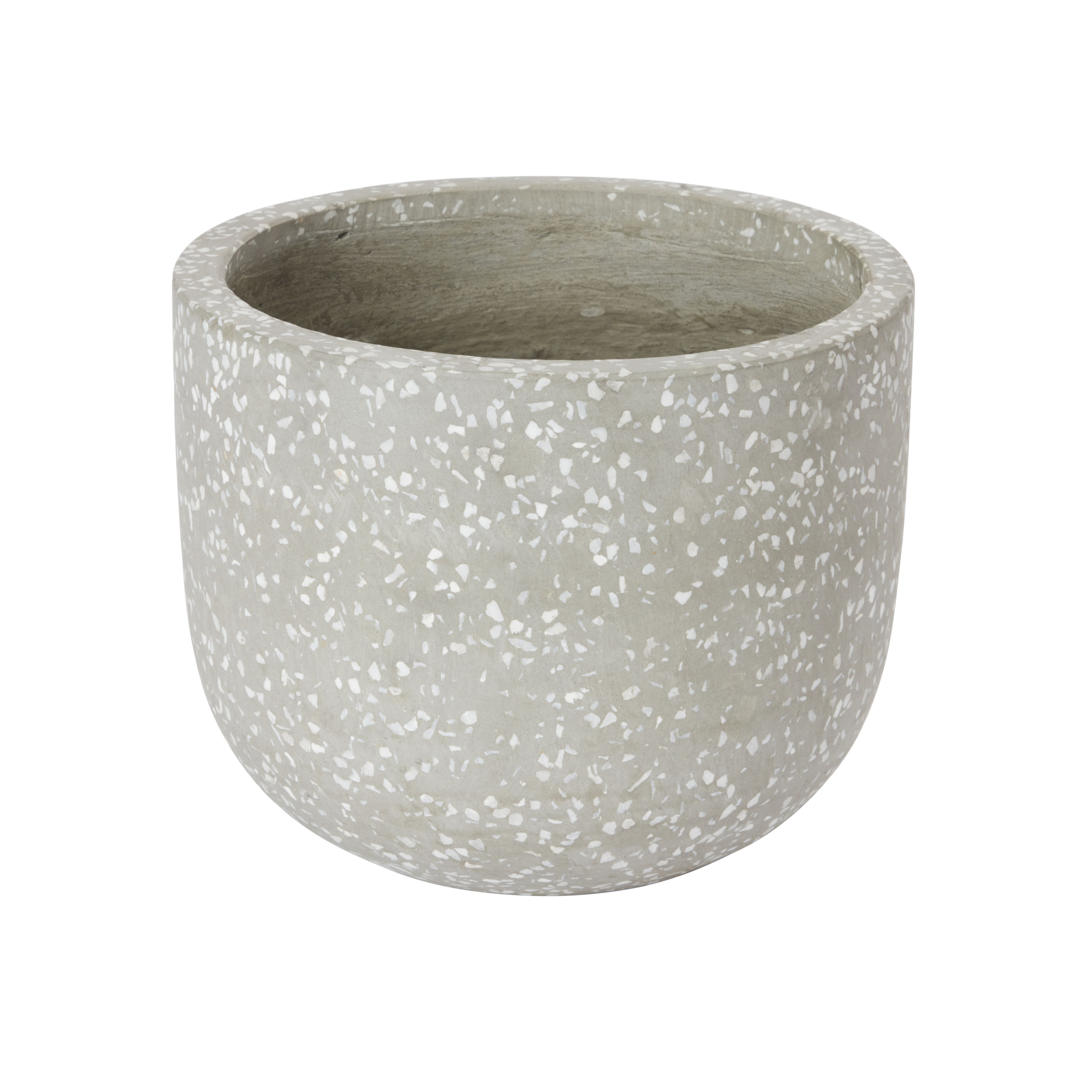 GoodHome Griffin Speckled Plant Pot (Dia)21Cm Price Comparisons | Compare The Build