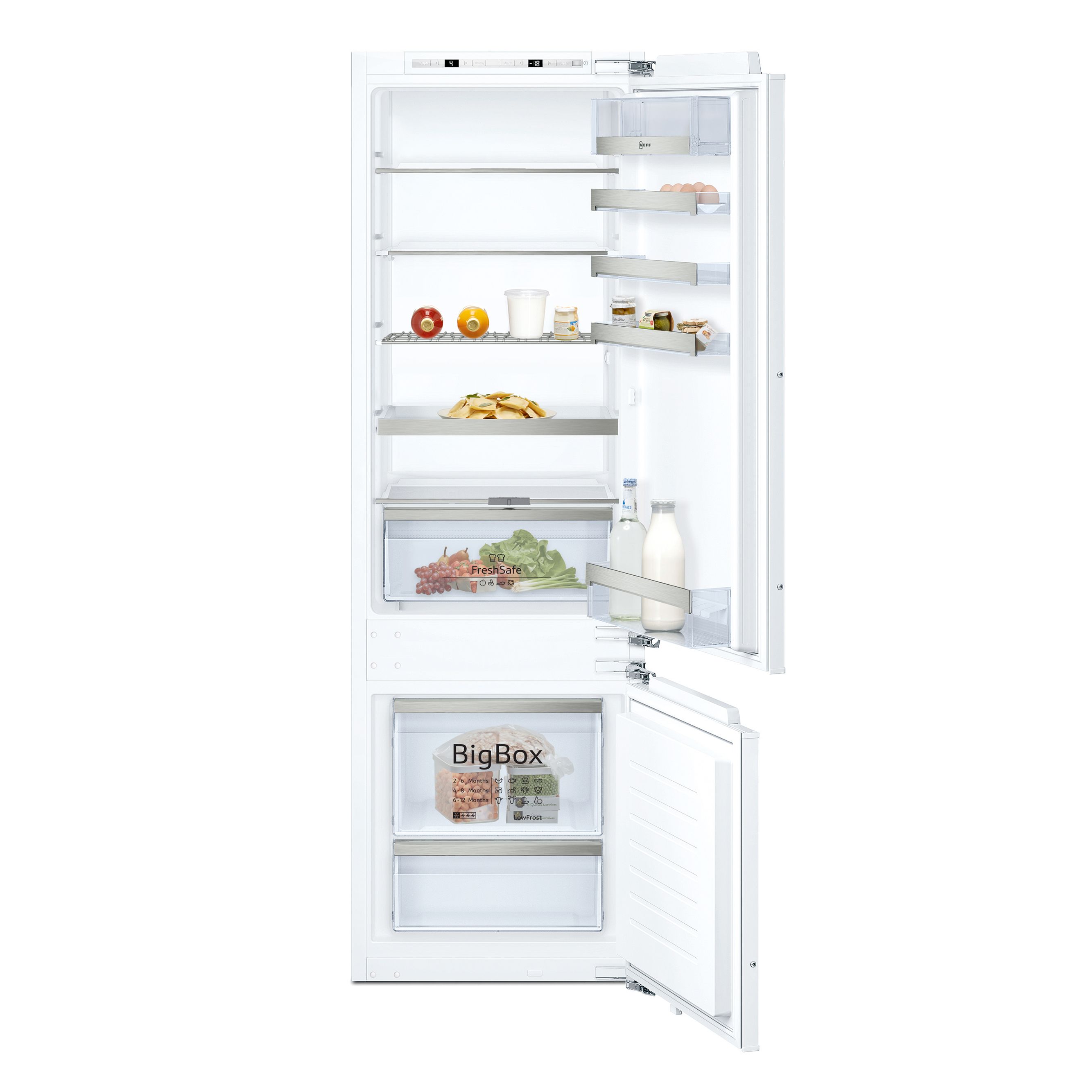 Neff K16873Fe0G 70:30 Integrated Fridge Freezer Price Comparisons | Compare The Build