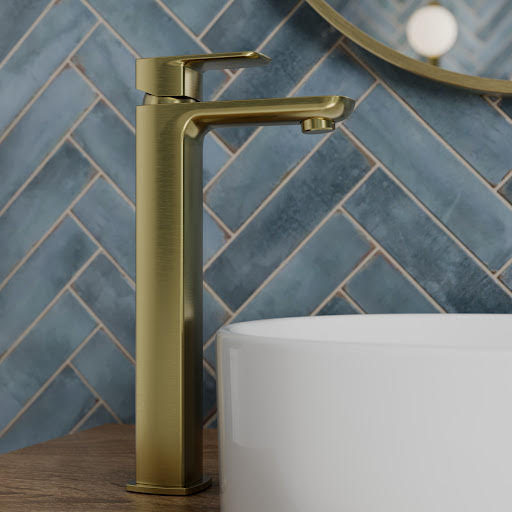 Merano Matera Tall Basin Mixer Tap - Brushed Brass Price Comparisons | Compare The Build