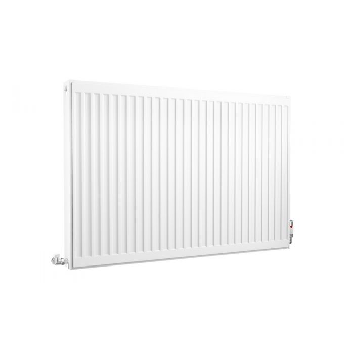 Kartell K-Rad Compact Horizontal Radiator, White, 750mm x 1200mm - Double Panel, Double Convector | Compare The Build