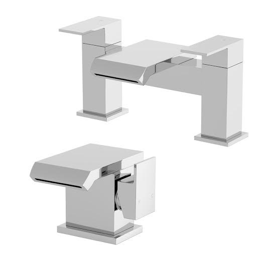 Architeckt Skara Basin Mixer Tap and Bath Mixer Tap Set Price Comparisons | Compare The Build