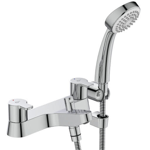 Ideal Standard Calista Bath Shower Mixer Tap with Wall Mounted Shower Kit Price Comparisons | Compare The Build