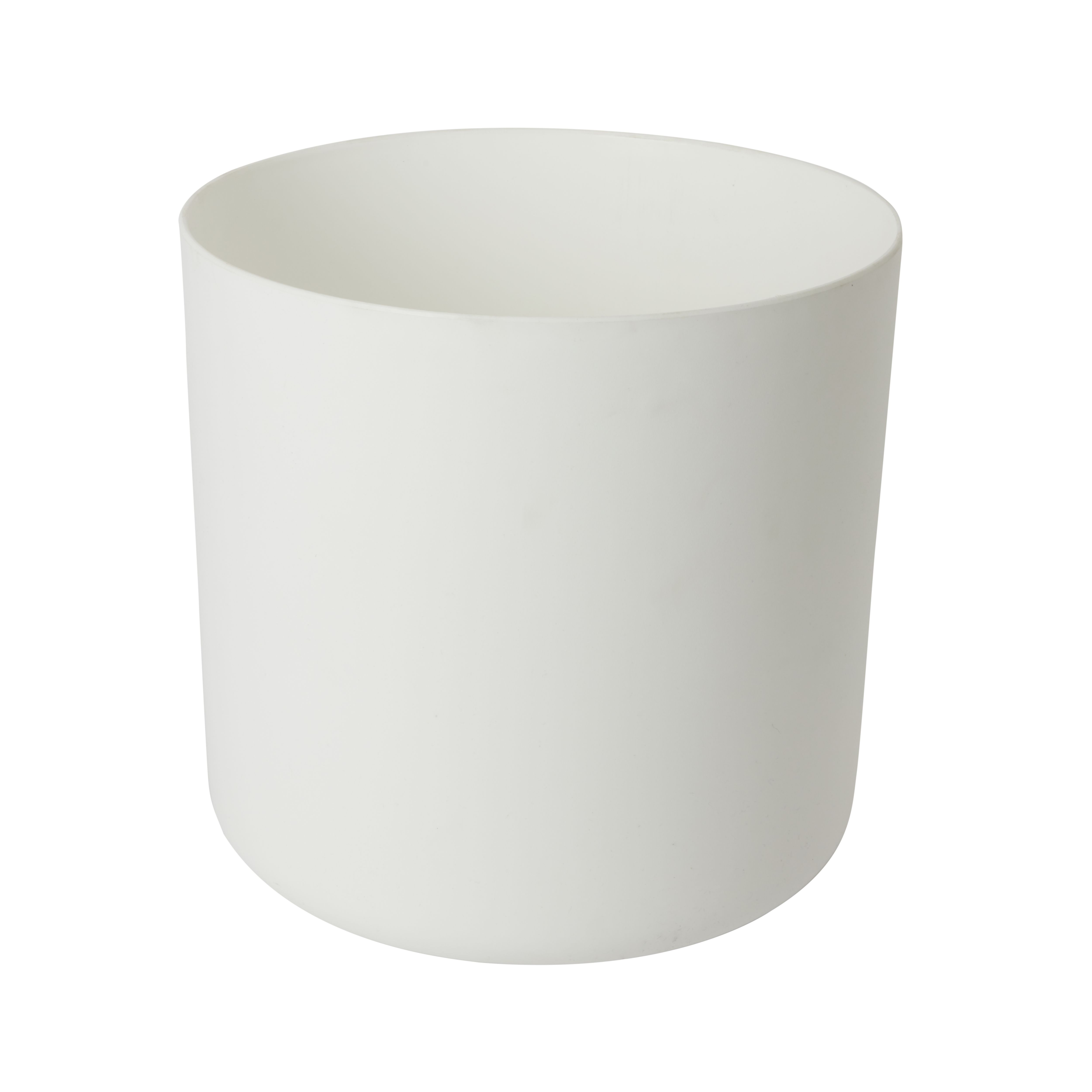 GoodHome White Plastic Circular Plant Pot (Dia)30.5Cm Price Comparisons | Compare The Build