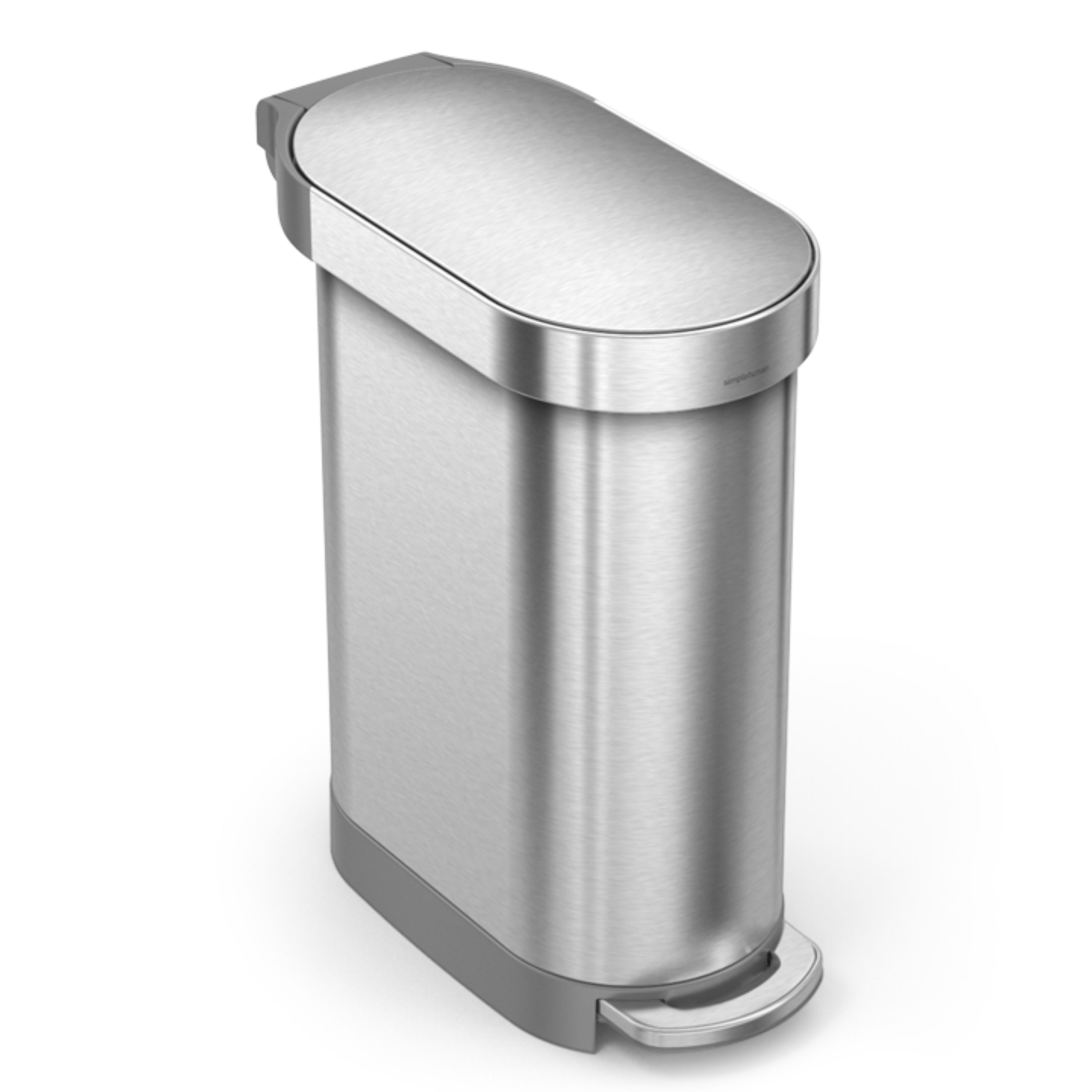 Simplehuman Slim Stainless Steel Rectangular Kitchen Bin, 45L Price Comparisons | Compare The Build