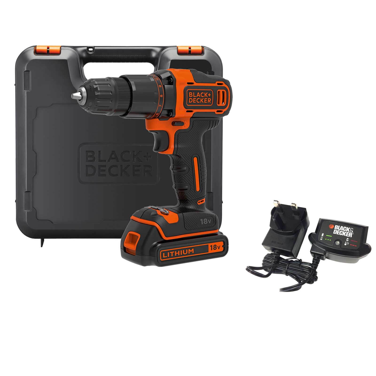 Black and Decker BCD700S 18v Cordless Combi Drill 1 x 2ah Li-ion Charger Case Price Comparisons | Compare The Build