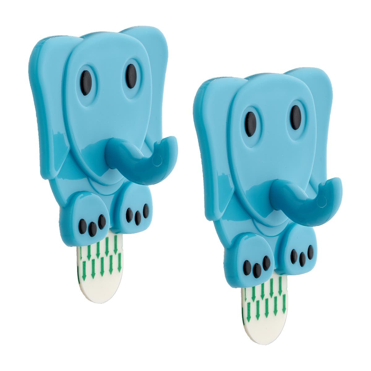 Adhesive Plastic Elephant Hook Blue Pack 2 Price Comparisons | Compare The Build