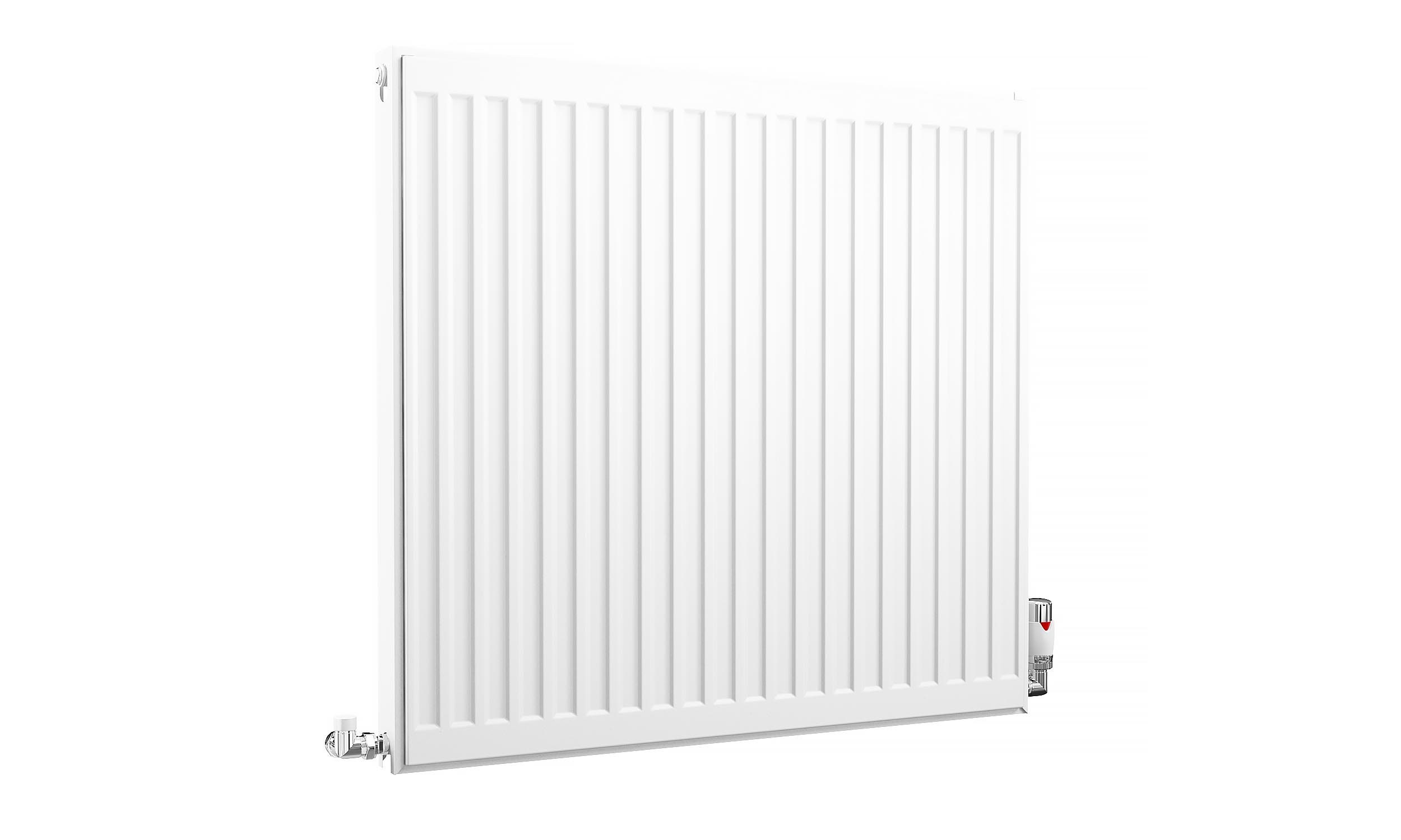 Kartell K-Rad Compact Horizontal Radiator, White, 750mm x 800mm - Double Panel, Single Convector Price Comparisons | Compare The Build