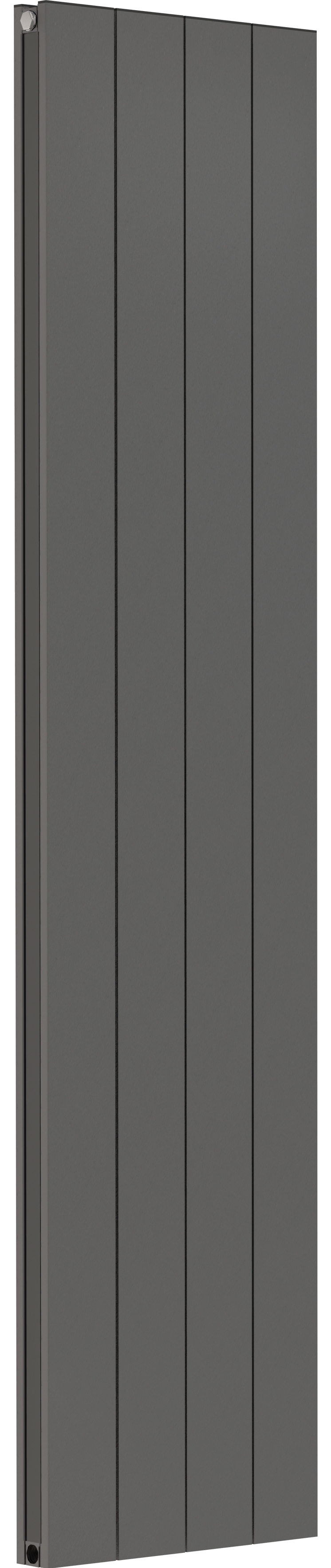 Towelrads Ascot Aluminium Vertical Radiator, Anthracite, 1800mm x 305mm - Double Panel Price Comparisons | Compare The Build