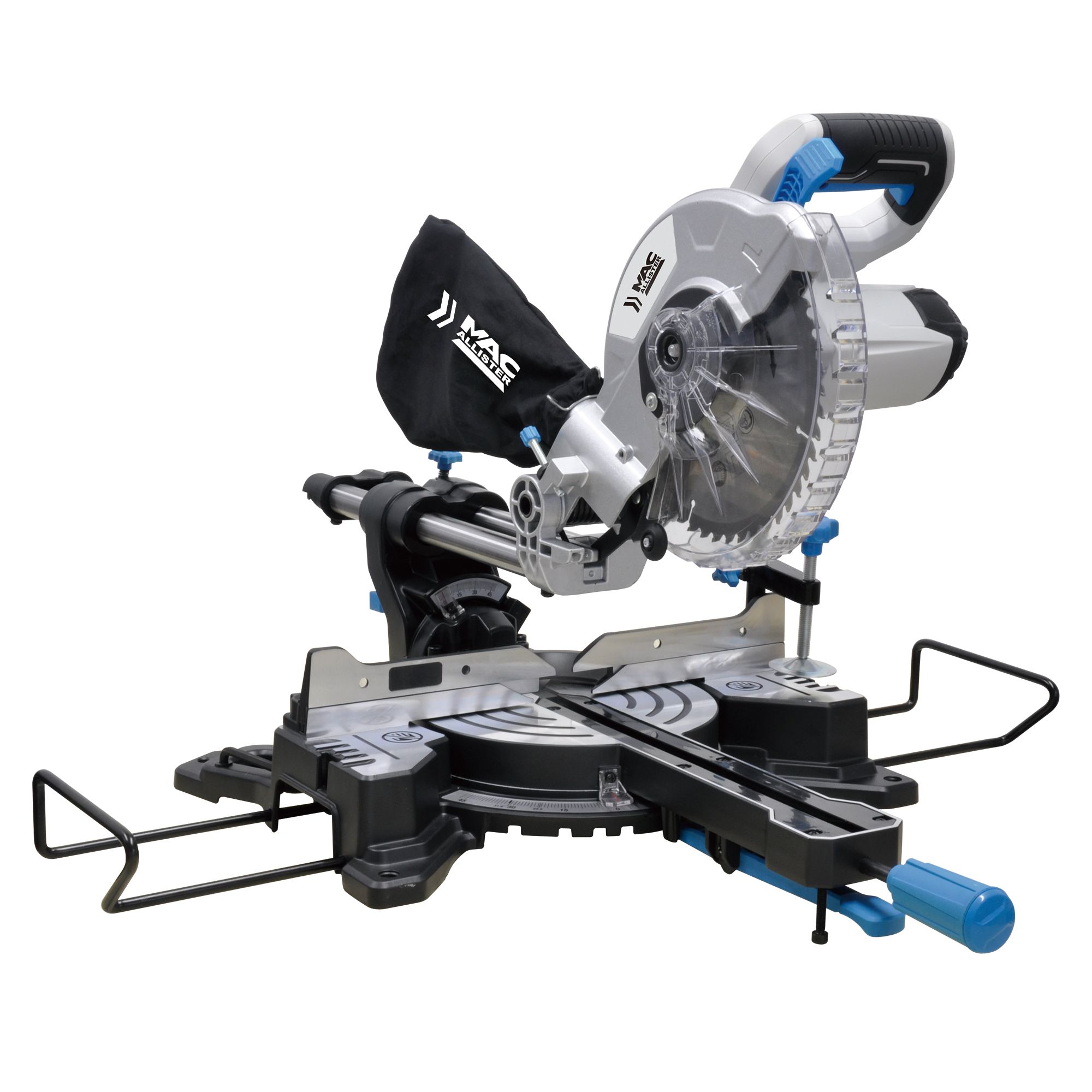 Mac Allister 1500W 220-240V 210mm Corded Sliding Mitre Saw mmis210S-B Price Comparisons | Compare The Build