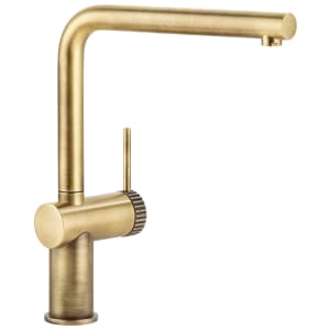 Abode AT2154 Fraction Single Lever Kitchen Mixer Tap Antique Brass Price Comparisons | Compare The Build