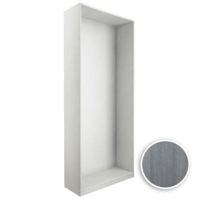 Form Darwin Modular Grey Oak Effect Oak Effect Chest Cabinet (H)2004mm (W)750mm (D)566mm Price Comparisons | Compare The Build
