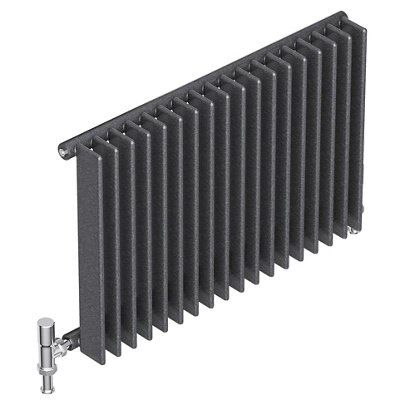 Seren Conqueror Flat Panel 20 Column Radiator, Gun Metal (W)800mm (H)600mm Price Comparisons | Compare The Build