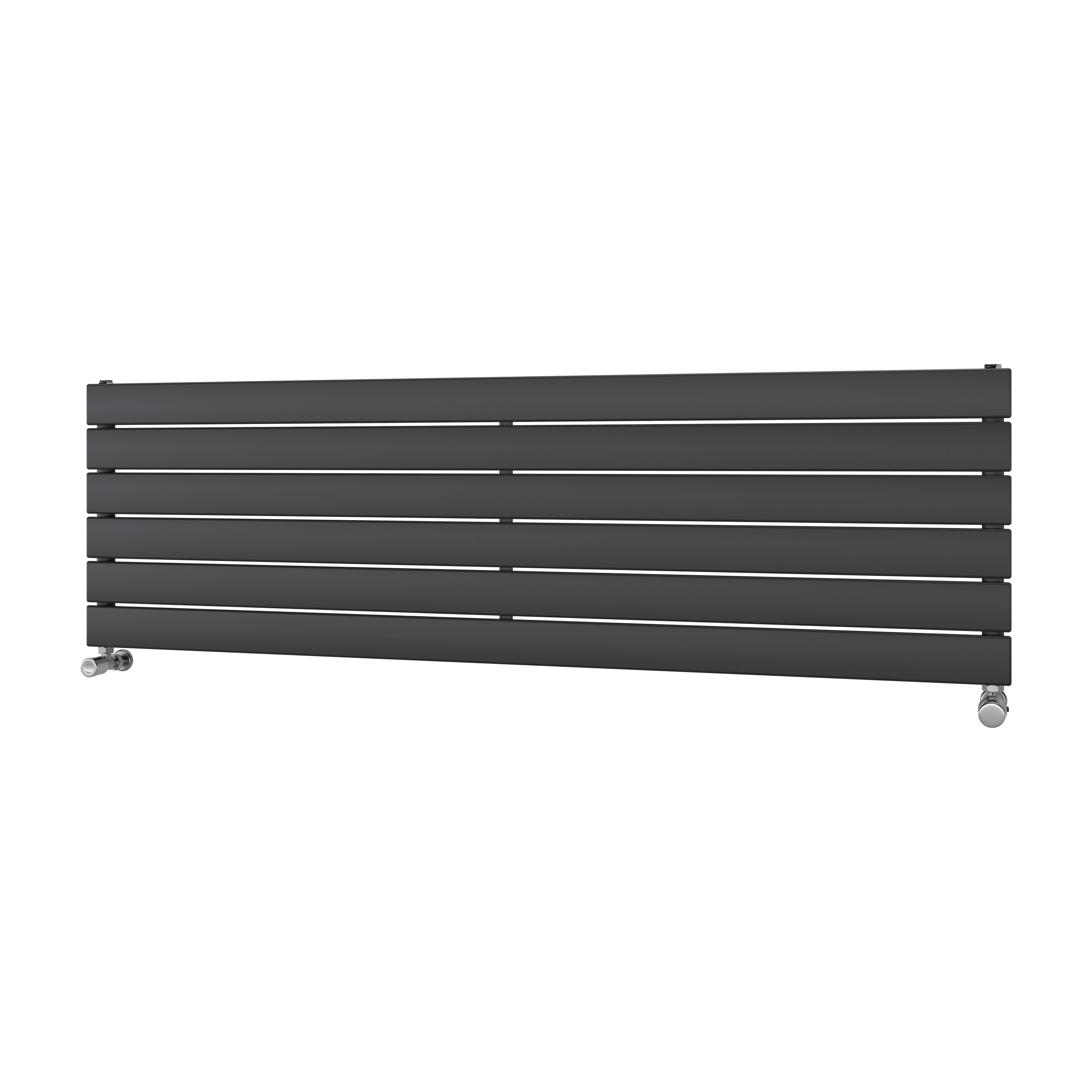 Ximax Vertirad Satin Anthracite Horizontal Designer Panel Radiator, (W)1500mm X (H)445mm Price Comparisons | Compare The Build