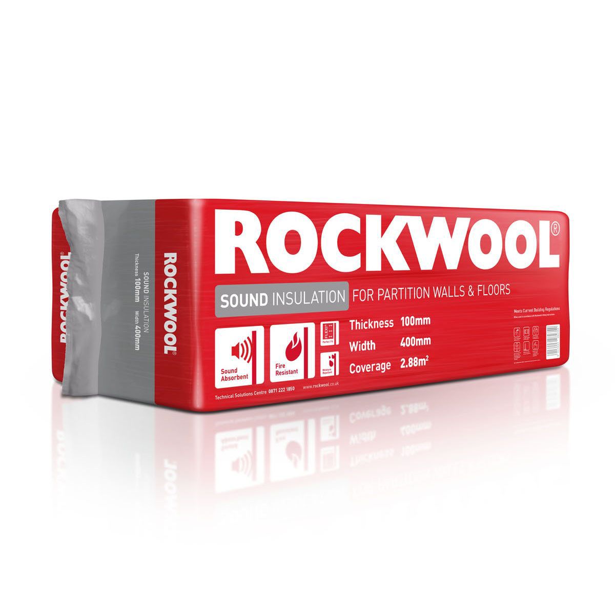 Rockwool Acoustic Cavity Slab Pack of 6 Price Comparisons | Compare The Build