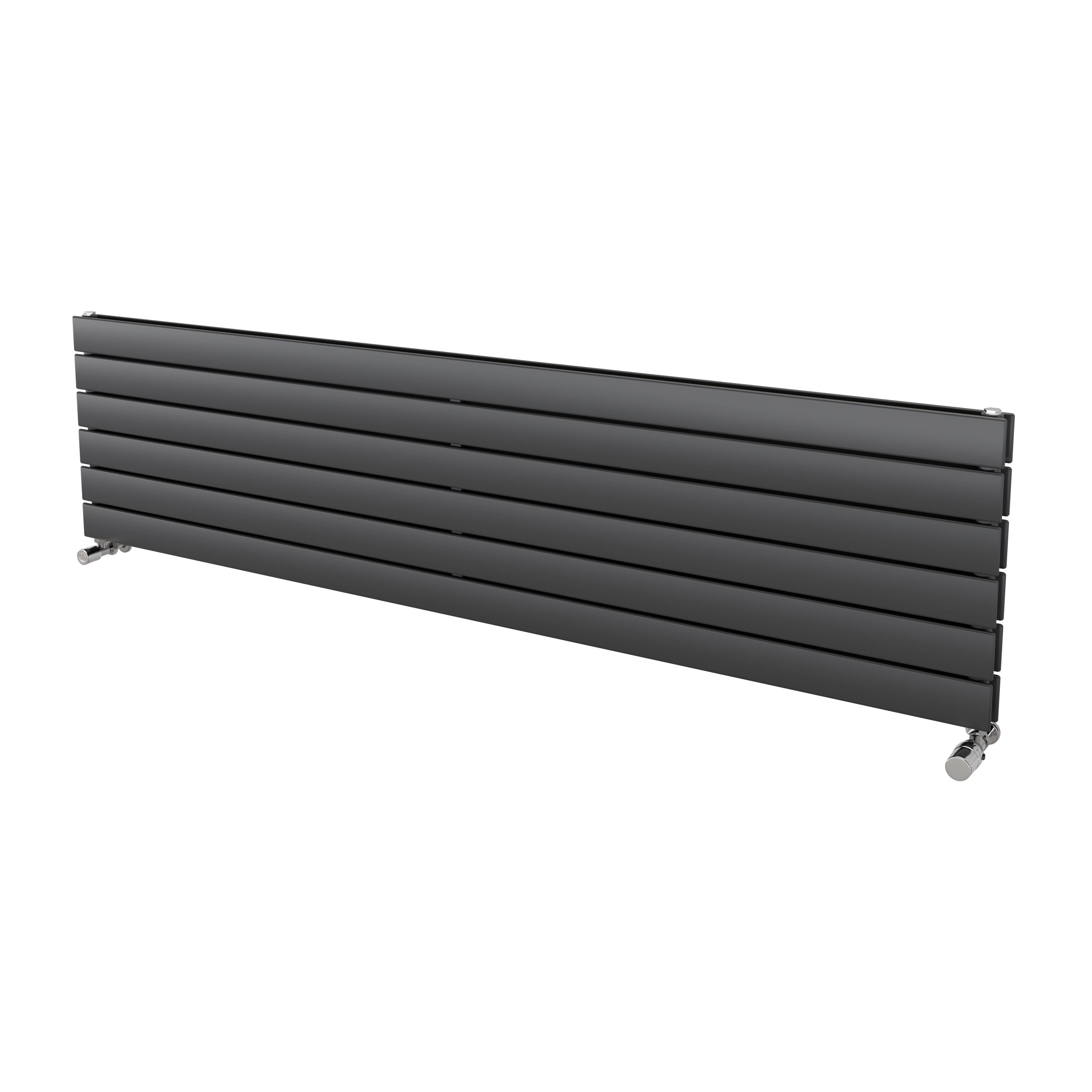 Ximax Vertirad Duplex Satin Anthracite Horizontal Designer Panel Radiator, (W)1800mm X (H)445mm Price Comparisons | Compare The Build