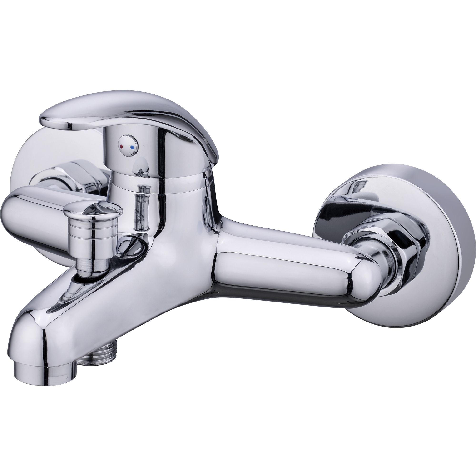 GoodHome Eidar Chrome Effect Chrome Bath Shower Mixer Tap | Compare The Build