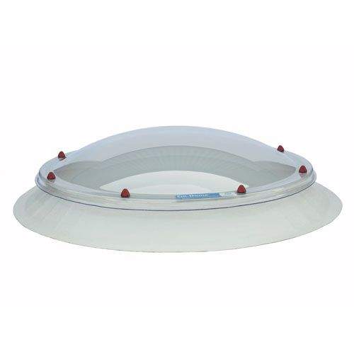 Em Dome 650mm Double Glazed Clear Fixed Circular Dome &amp; Curb Polycarbonate Whitesales AAC01C115AA1AA Price Comparisons | Compare The Build