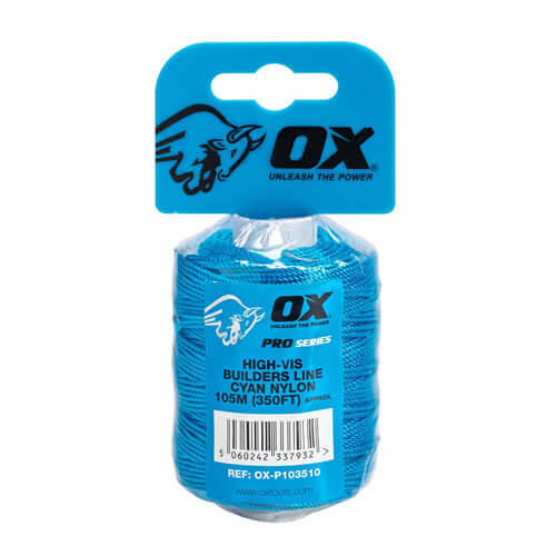 Pro Cyan Nylon Brickline - 105mtr (350`) Price Comparisons | Compare The Build