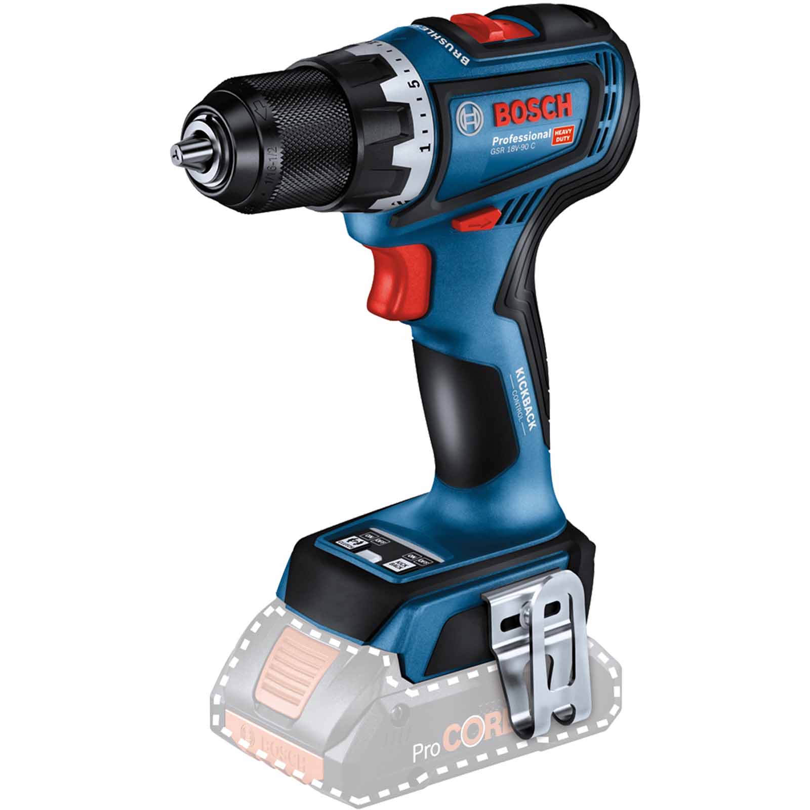 Bosch GSR 18V-90 C 18v Cordless Brushless Drill Driver No Batteries No Charger No Case | Compare The Build