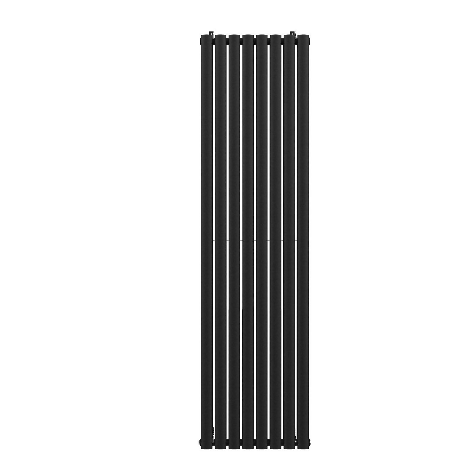 VURTU2 Vertical Double Panel Radiator 1800mm x 480mm - Black Price Comparisons | Compare The Build