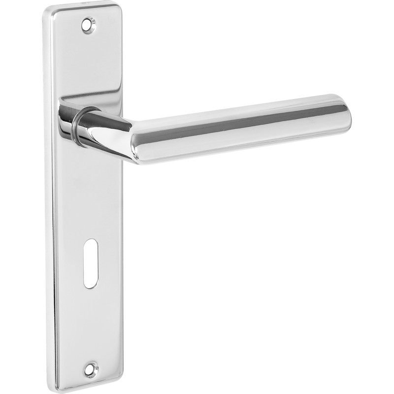 Urfic Portabela Polished Handle Lock (Pair) in Silver Nickel | Compare The Build