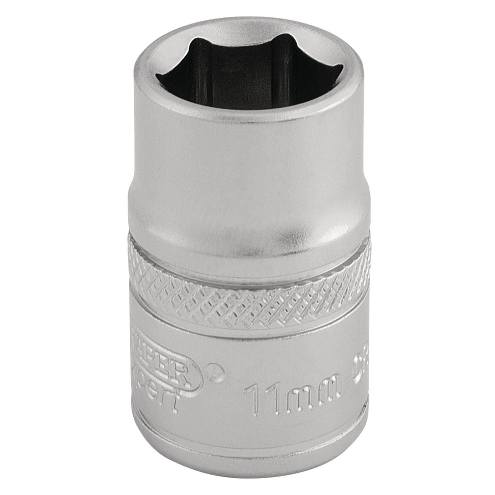 Draper 3/8" Drive Satin Finish Hexagon Socket Metric 3/8" 11mm | Compare The Build