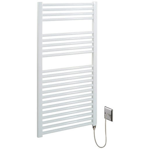 AKW Low Surface Temperature Flat Heated Towel Rail White - 1200 x 300mm Price Comparisons | Compare The Build