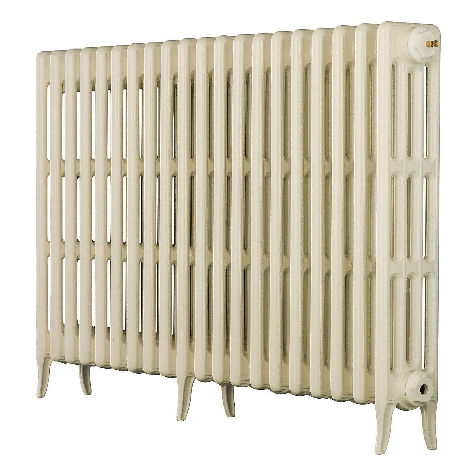 Arroll 4 Column Cast Iron Radiator 1114 X 760 - Cream | Compare The Build