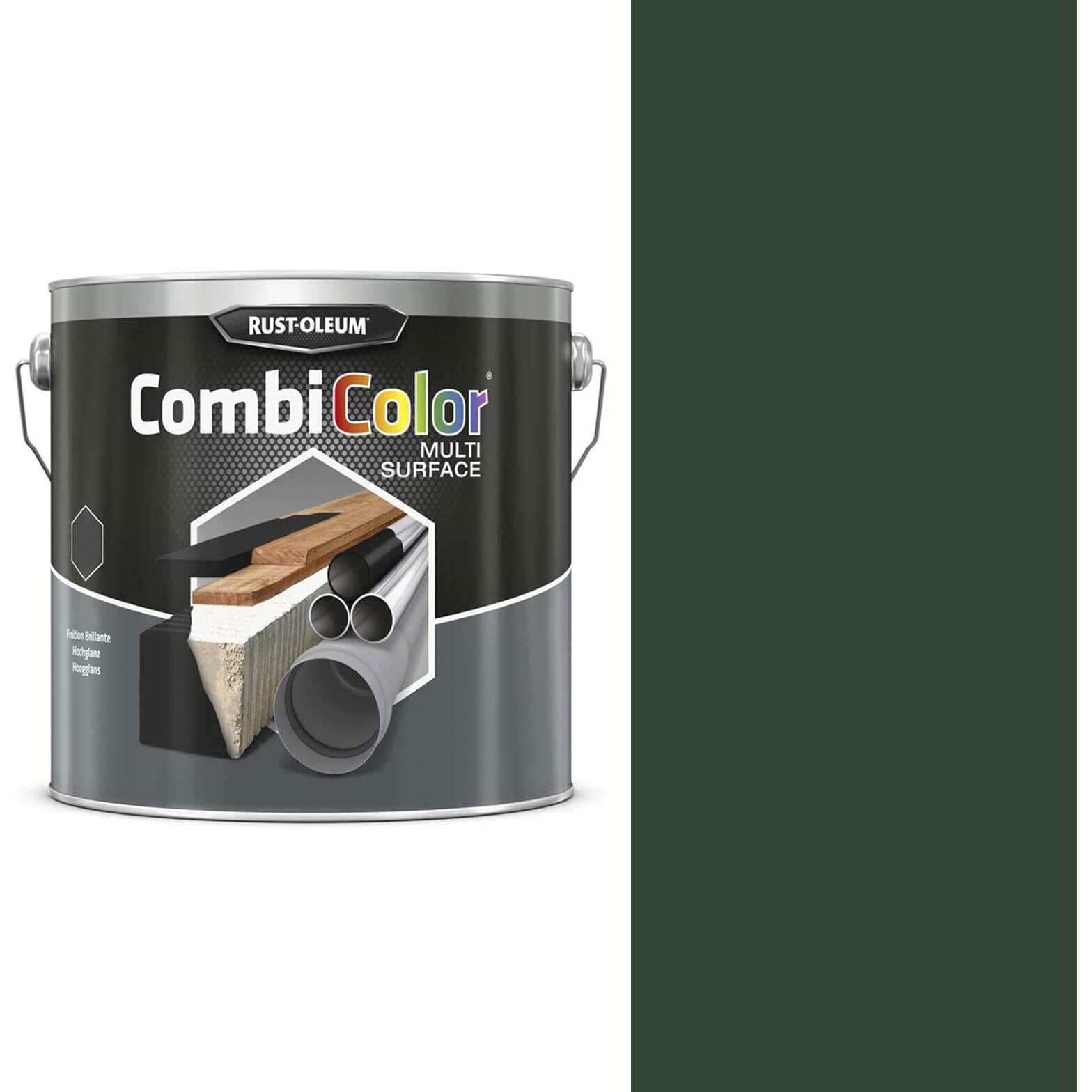 Rust Oleum CombiColor Multi Surface Paint Moss Green 750ml Price Comparisons | Compare The Build