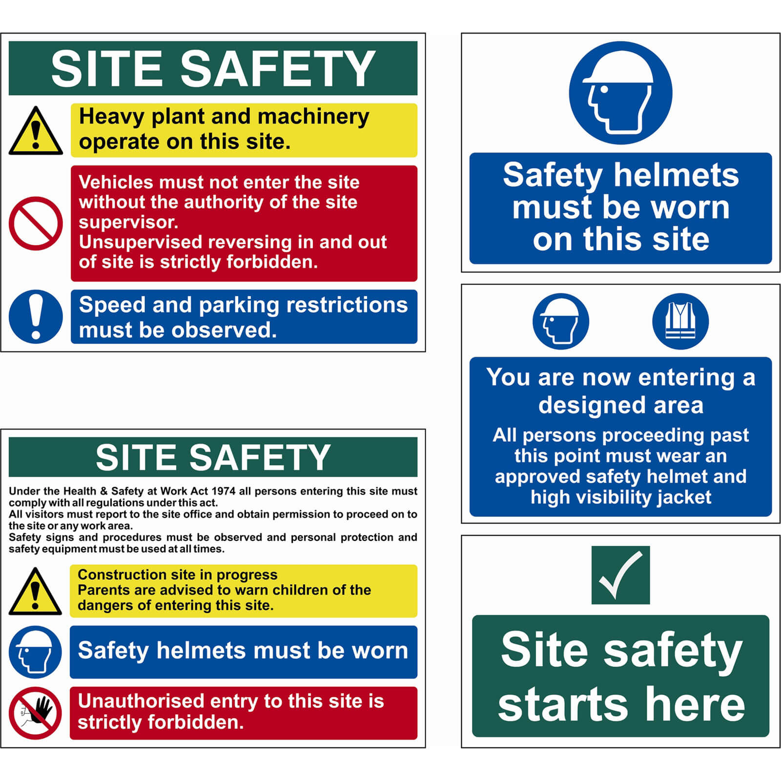 Scan Sign Construction Site Pack of 5 Price Comparisons | Compare The Build