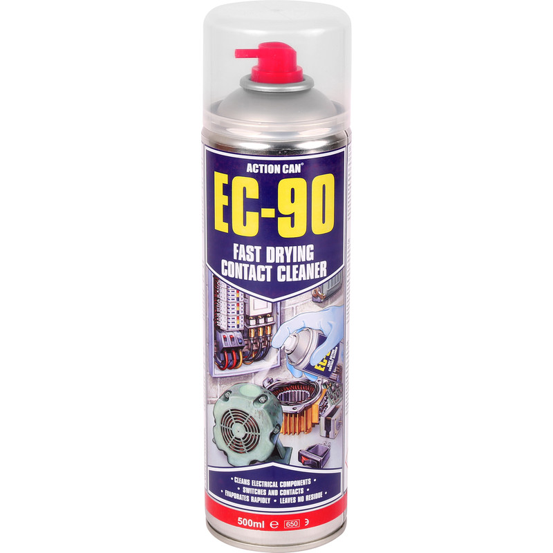 Action Can EC-90 Contact Cleaner 500ml Rubber Price Comparisons | Compare The Build