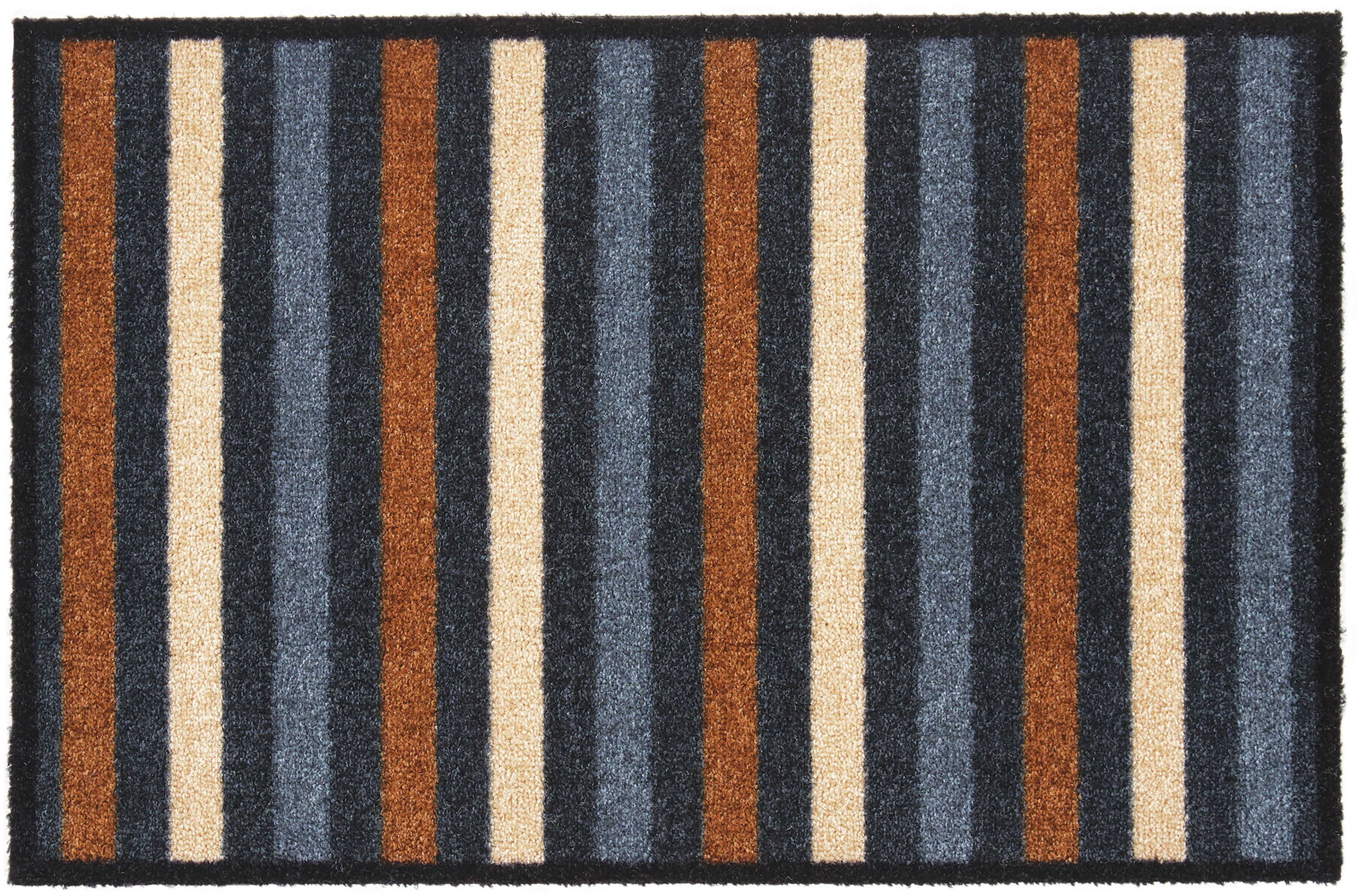 Recylon Grey Striped Heavy Duty Mat, 120Cm X 67Cm Price Comparisons | Compare The Build