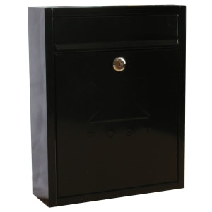 Sterling Compact Post Box - Black Price Comparisons | Compare The Build