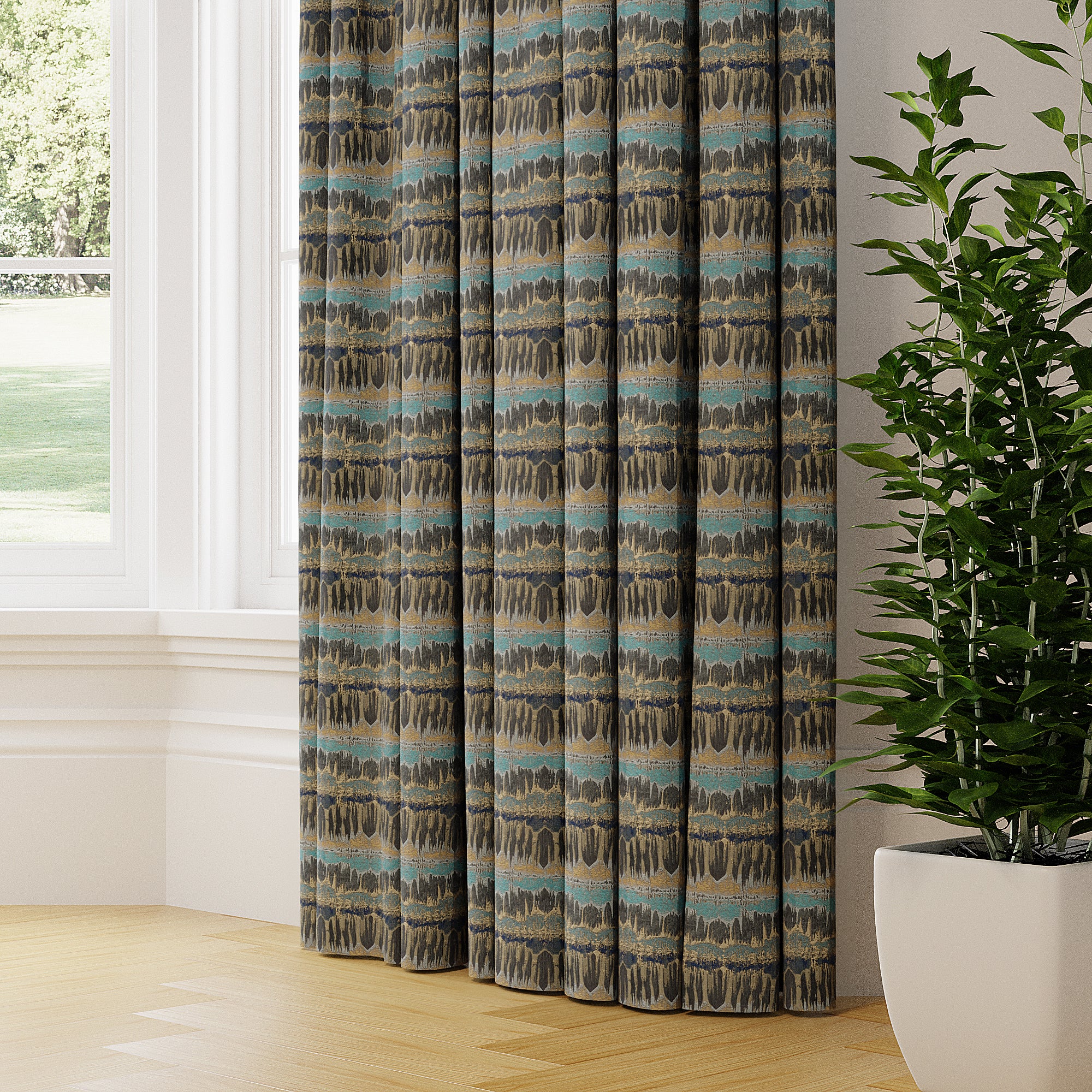 Budapest Made to Measure Curtains blue Price Comparisons | Compare The Build