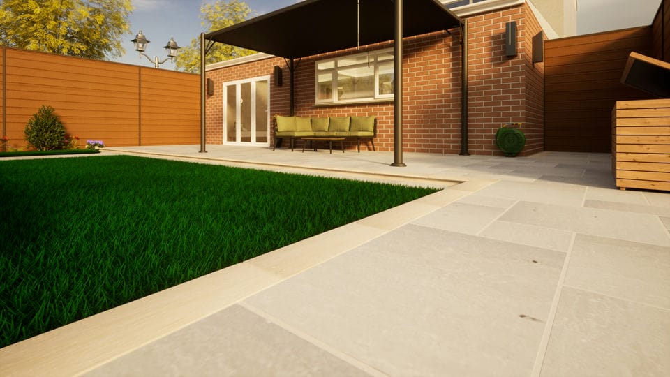 Sandstone Paving - Project Pack Kandla Grey | Compare The Build