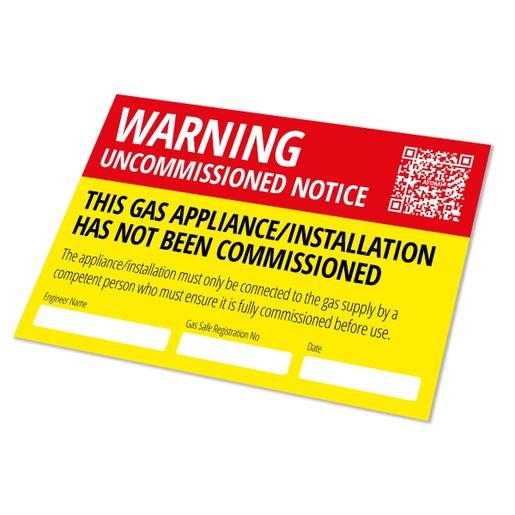 Atom Uncommissioned Appliance/Installation Warning Notice Label AT-LBG41P_10 Price Comparisons | Compare The Build