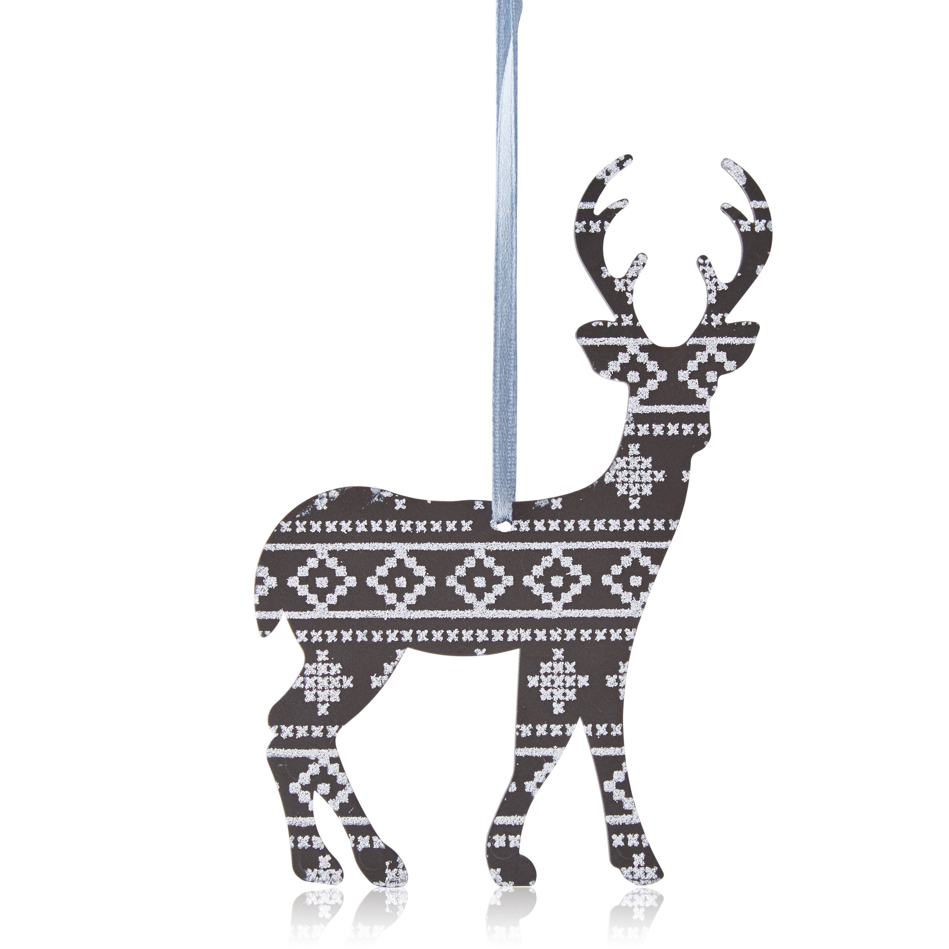 Dark Grey Reindeer Decoration Price Comparisons | Compare The Build