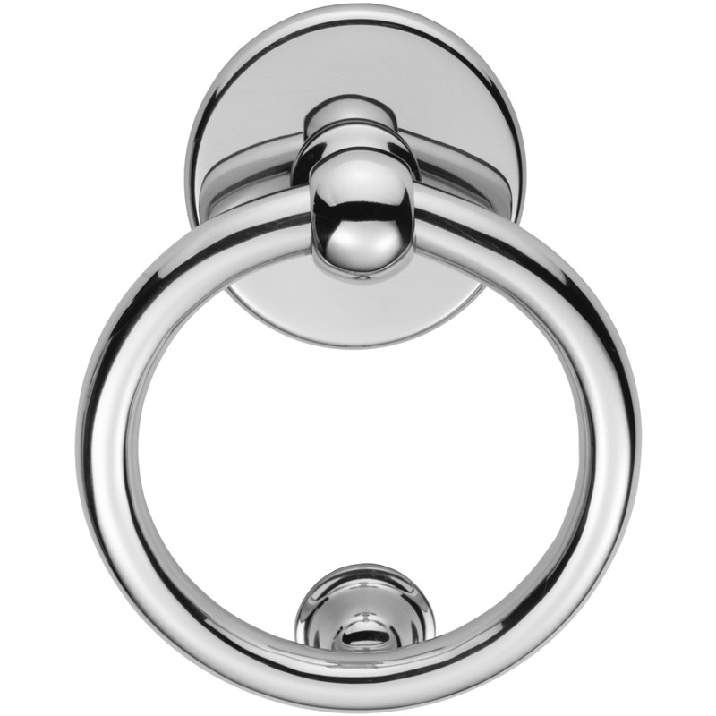 Carlisle Brass Victorian Ring Door Knocker Polished Chrome in Silver Price Comparisons | Compare The Build
