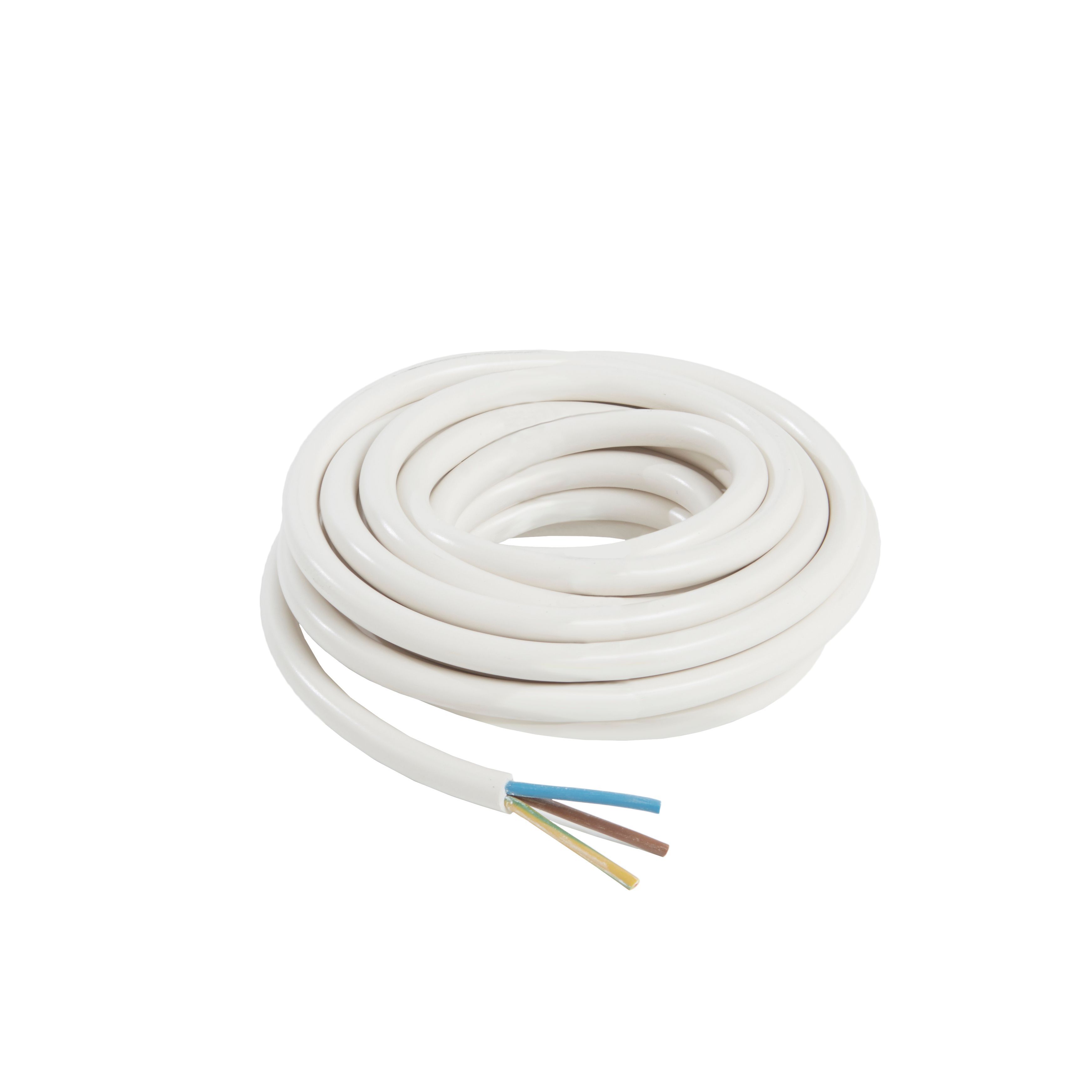 Nexans 3183Y White Cable 2.5mm² X 5M Price Comparisons | Compare The Build