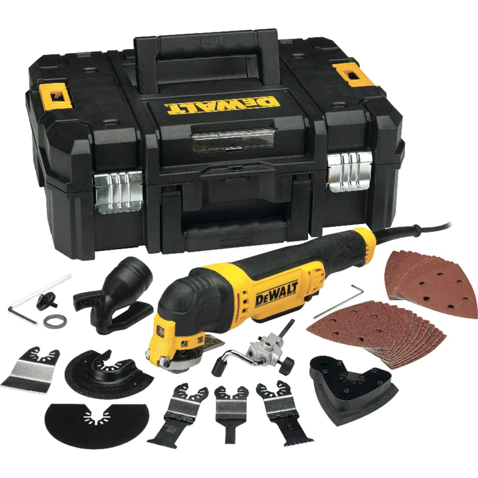 DeWalt DWE315KT Oscillating Multi Tool and Accessories 110v | Compare The Build