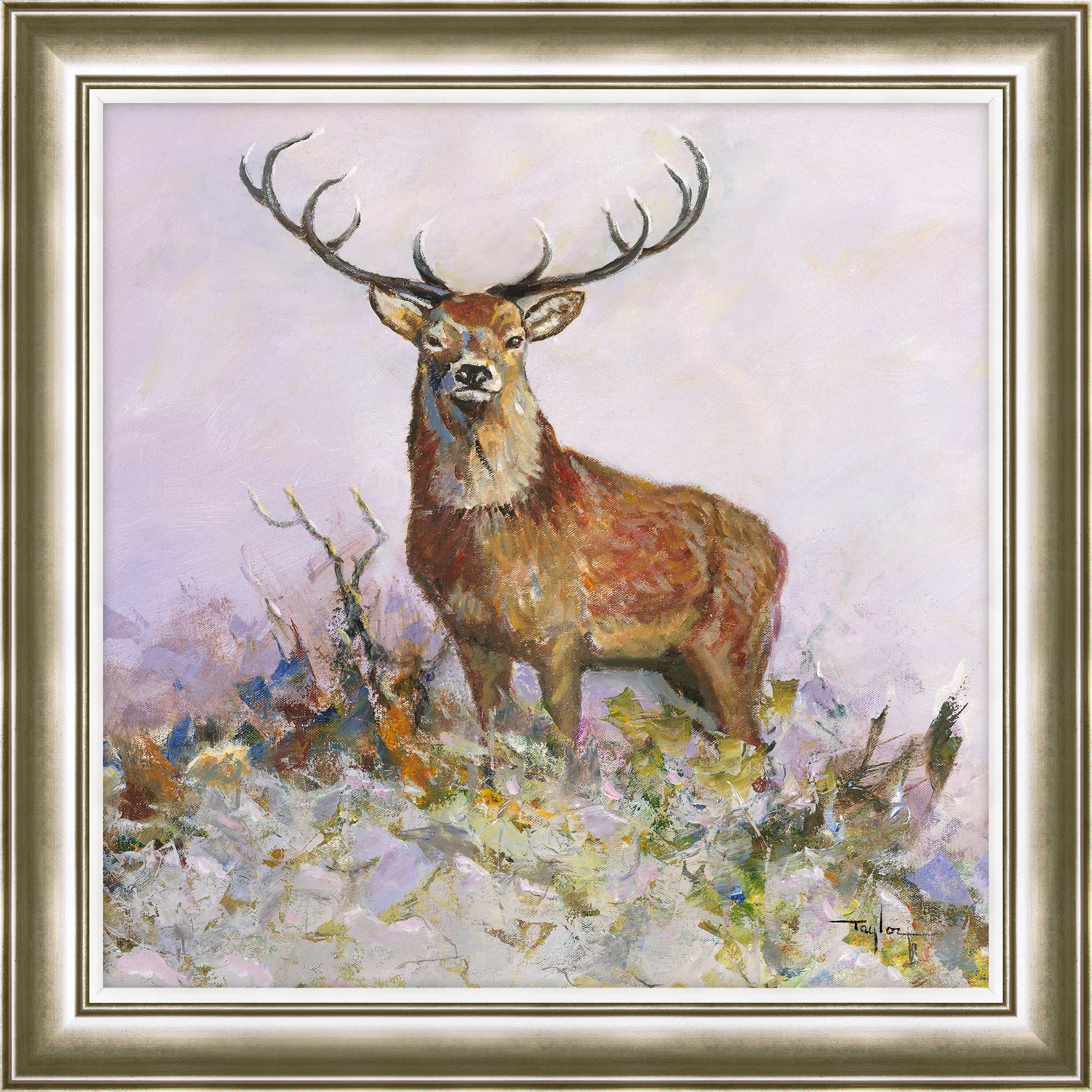 Dorma Majestic Stag Framed Print Brown/Grey Price Comparisons | Compare The Build