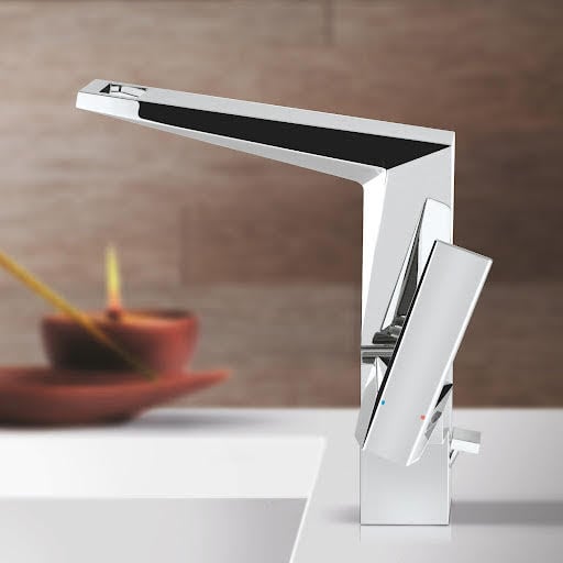 Grohe Allure Brilliant Side Lever Basin Mixer Tap L with Pop-Up Waste 23109000 Price Comparisons | Compare The Build