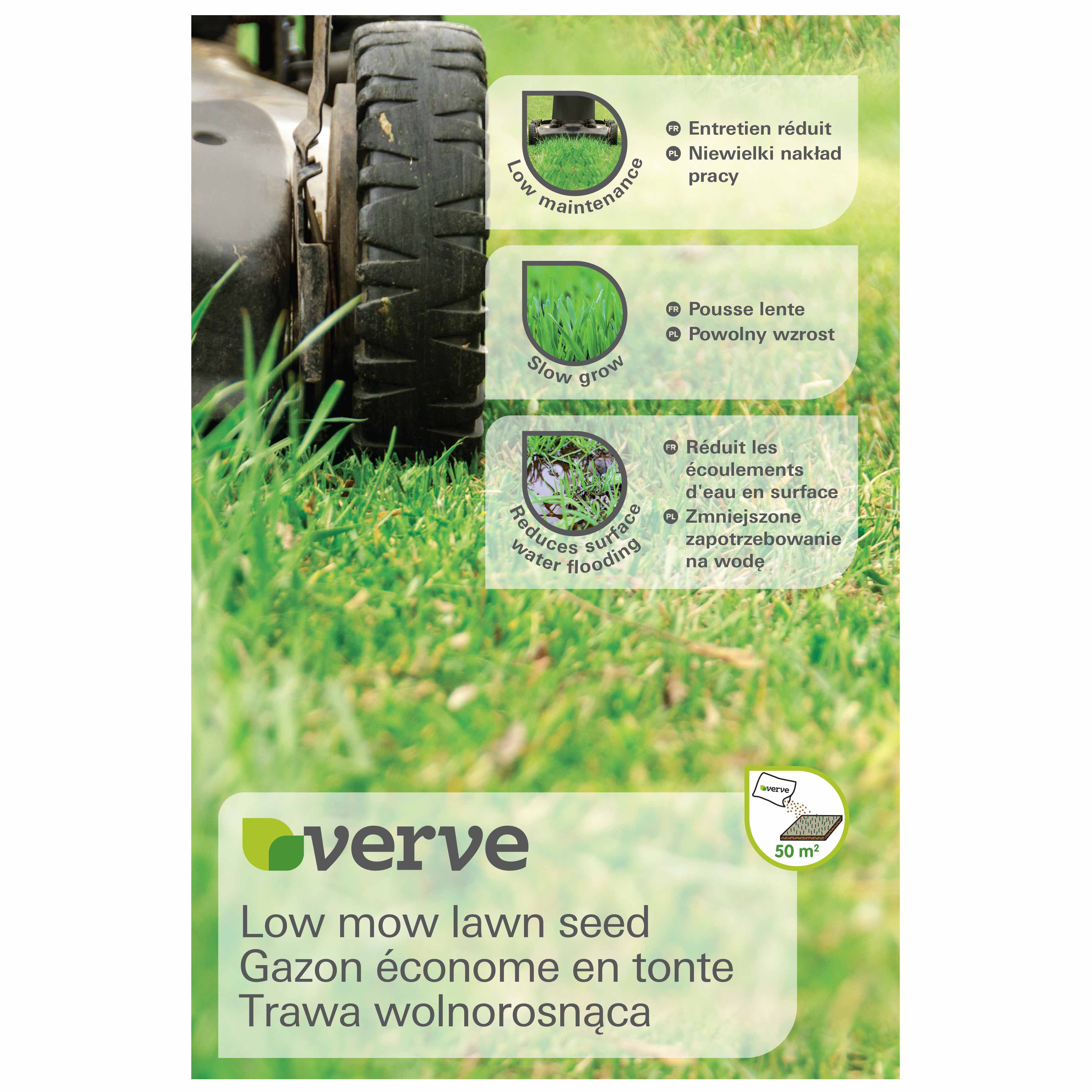 Verve Low Mow Lawn Seed 60M² 1.25Kg Price Comparisons | Compare The Build