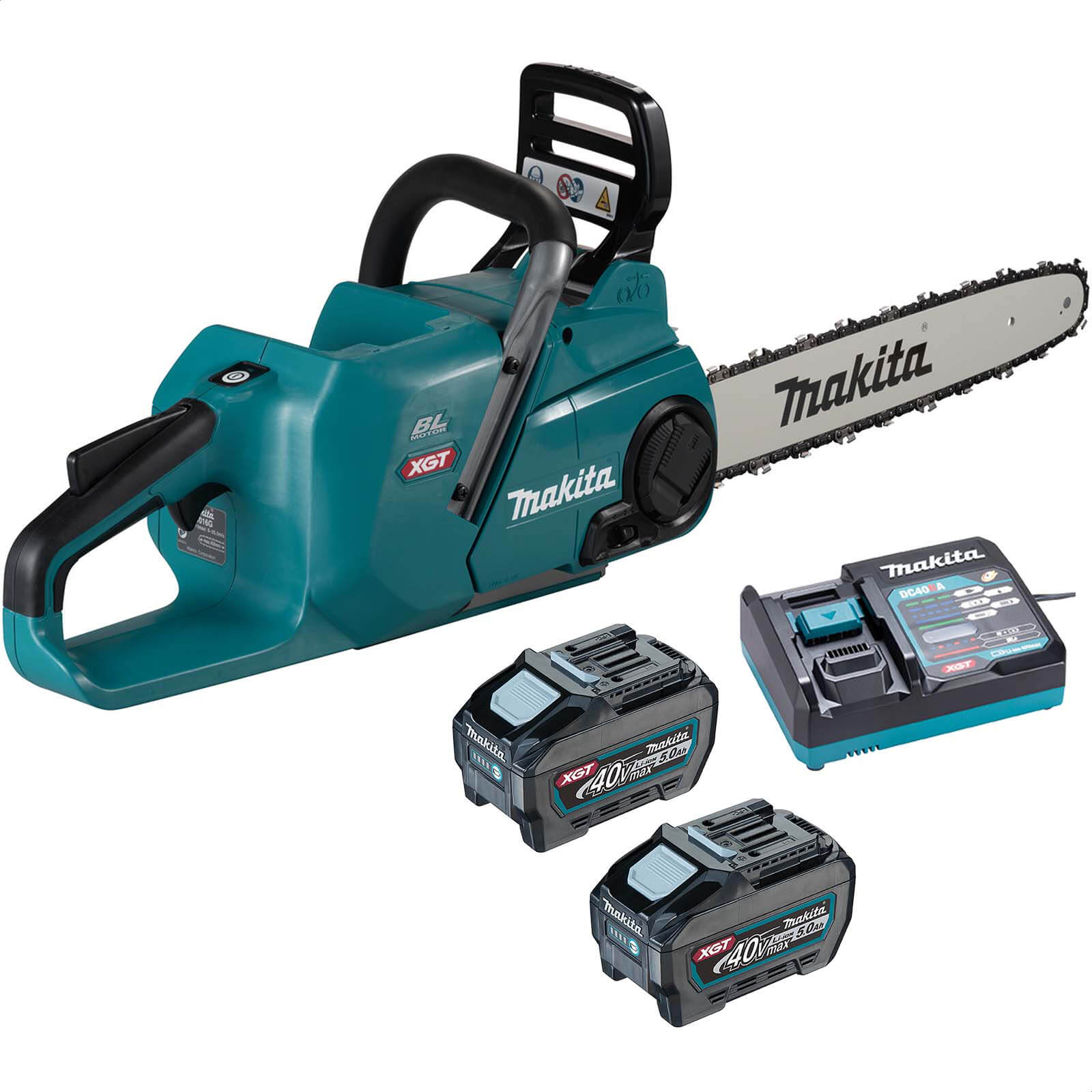 Makita UC016G 40v Max XGT Cordless Brushless Chainsaw 400mm 2 x 5ah Li-ion Charger | Compare The Build