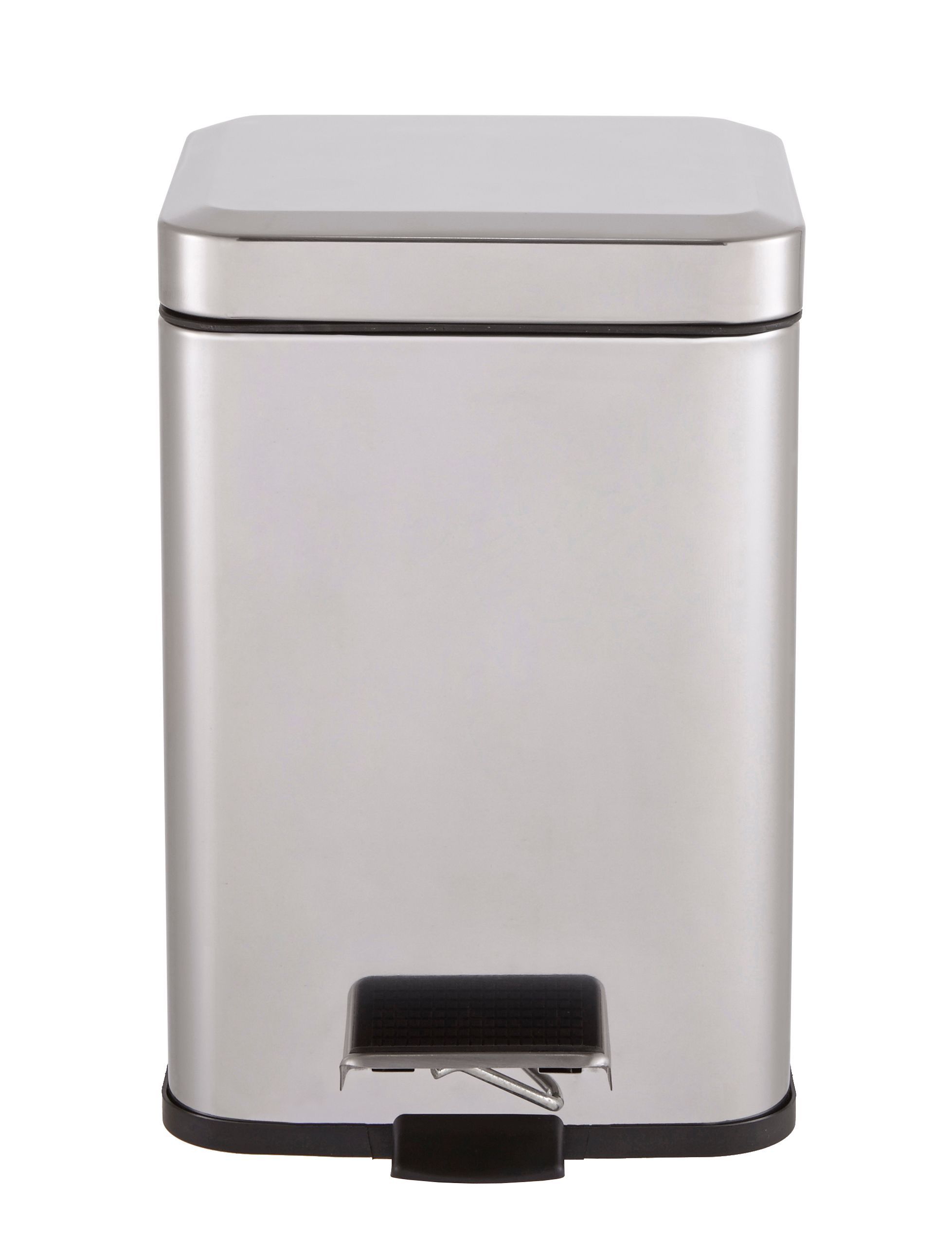 Cooke & Lewis Albena Metal Stainless Steel Square Bathroom Pedal Bin, 5L Price Comparisons | Compare The Build