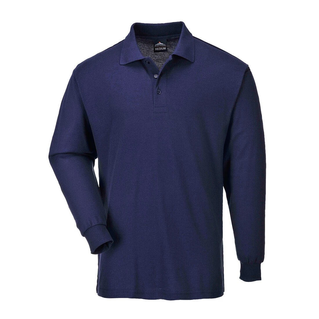 Portwest Mens Genoa Long Sleeved Polo Shirt Navy M Price Comparisons | Compare The Build