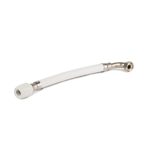 HEP2O Flexible Tap Connector White PVC Elbow 300mm x 15mm x 1/2inCH HDW125D/15W Price Comparisons | Compare The Build